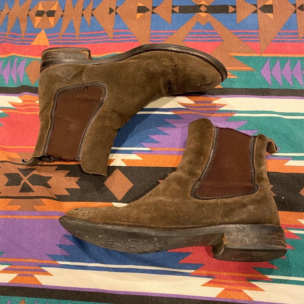 Thursday Duchess Suede Ankle Boots